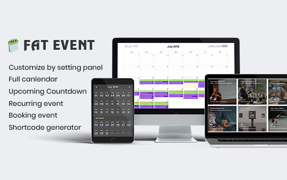 Download Free FAT Event v1.1.1 – WordPress Event and Calendar Booking