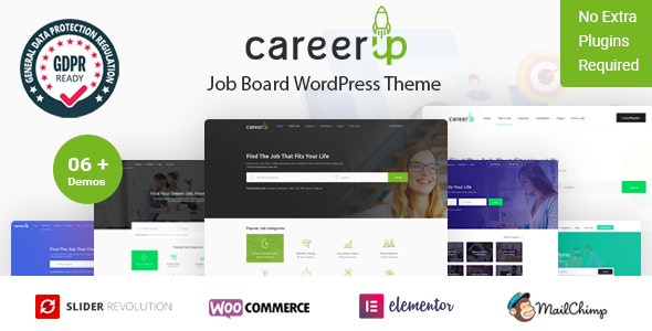 CareerUp v2.3.30 – Job Board WordPress Theme