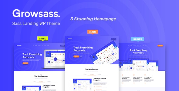 GROWSASS V1.0.6 – SOFTWARE LANDING PAGE WORDPRESS THEME