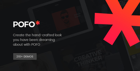 Pofo v1.6 – Creative Portfolio and Blog WordPress Theme