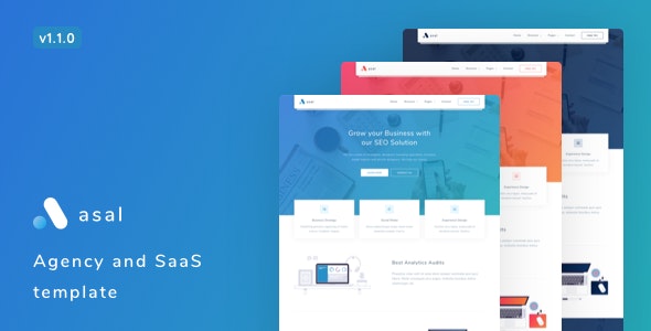 ASAL V1.1.0 – AGENCY AND SAAS TEMPLATE