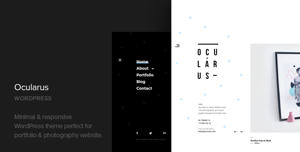 Ocularus v1.8 – Minimal Photography WordPress Theme