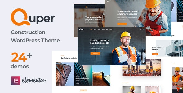 Quper v1.16 – Construction and Architecture WordPress Theme