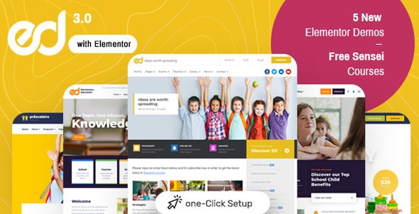 ED SCHOOL V3.9.0 – EDUCATION WORDPRESS THEME