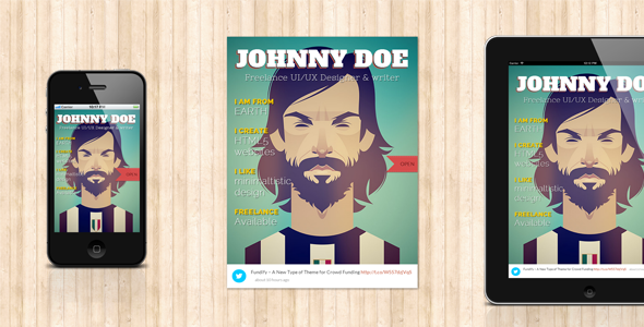 BookCard WP v4.9.6 – Responsive 3D Folded vCard Theme