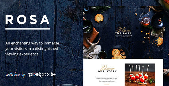 Download Free ROSA v2.4.1 – An Exquisite Restaurant WordPress Theme