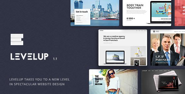Download Free LEVELUP v1.1.26 – Responsive Creative Multipurpose Theme