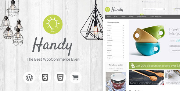 Download Free Handy v5.0.11 – Handmade Shop WordPress WooCommerce Theme