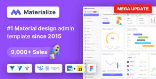 Materialize v10.0.0 – HTML & Laravel Material Design Admin Template