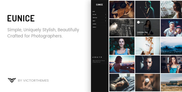 Eunice v1.9.0 – Photography Portfolio WordPress Theme