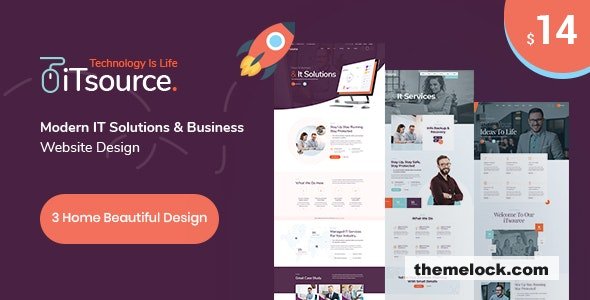 iTsource – IT Solutions & Services HTML Template