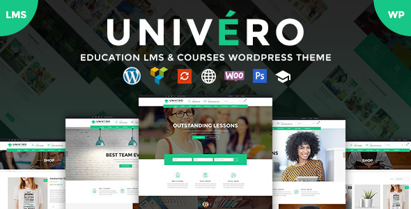 Download Free Univero v1.1 – Education LMS & Courses WordPress Theme