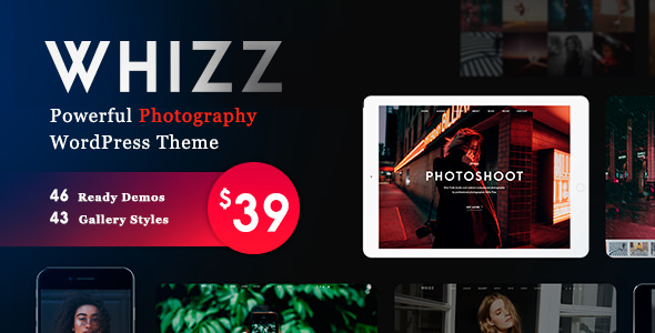 Download Free Whizz v1.3.9.12 – Photography WordPress for Photography