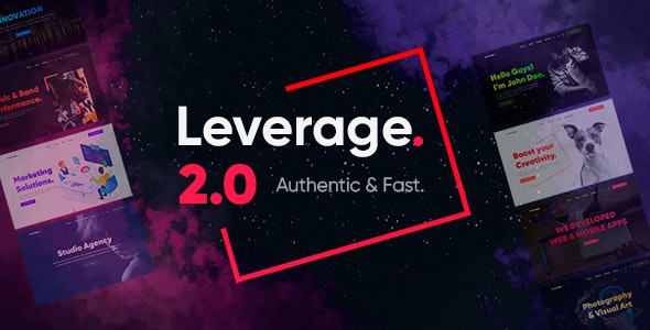 LEVERAGE V2.1.2 – CREATIVE AGENCY & PORTFOLIO WORDPRESS THEME