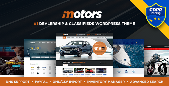 Download Free Motors v4.1.2 – Automotive, Cars, Vehicle, Boat Dealership