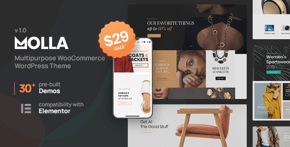 MOLLA V1.3.2 – MULTI-PURPOSE WOOCOMMERCE THEME