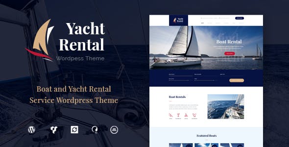 Yacht and Boat Rental Service v1.2.5 – WordPress Theme