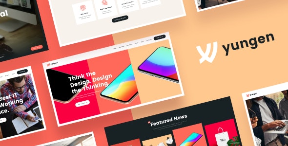 Yungen v1.0.7 – Modern Digital Agency Business WordPress Theme