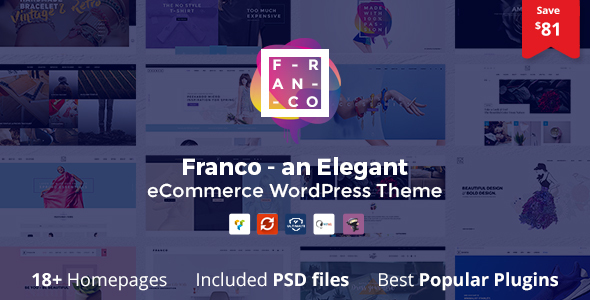 Download Free Franco v1.3.0 – Elegant WooCommerce WordPress Theme