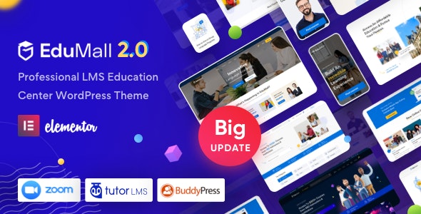 EDUMALL V2.9.1 – PROFESSIONAL LMS EDUCATION CENTER WORDPRESS THEME