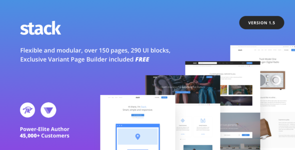 Download Free Stack v10.5.9 – Multi-Purpose Theme with Variant Page Builder