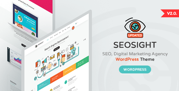 Download Free Seosight v2.7 – SEO, Digital Marketing Agency WP Theme with Shop