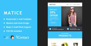 Matice – Responsive E-mail Template + Themebuilder Access