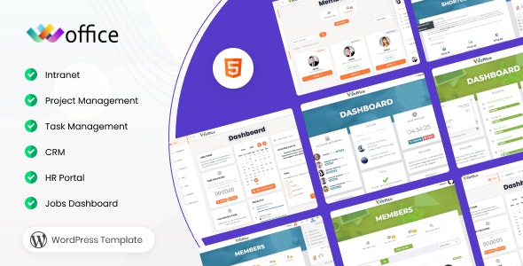 WOFFICE V4.0.6 – INTRANET/EXTRANET WORDPRESS THEME
