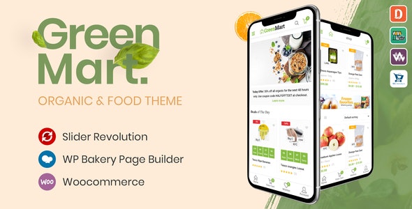 GreenMart v4.0.18 – Organic & Food WooCommerce WordPress Theme