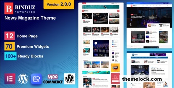 Binduz v2.0.0 – Blog Magazine Newspaper Theme