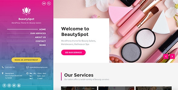 BEAUTYSPOT V3.5.0 – WORDPRESS THEME FOR BEAUTY SALONS