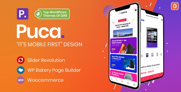 PUCA V2.3.2 – OPTIMIZED MOBILE WOOCOMMERCE THEME