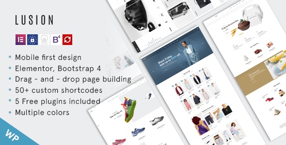 LUSION V1.4.8 – MULTIPURPOSE ECOMMERCE WORDPRESS THEME