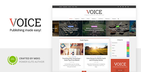 Download Free Voice v2.8 – Clean News/Magazine WordPress Theme
