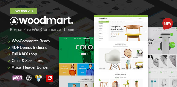 Download Free WoodMart v2.3.0 – Responsive WooCommerce WordPress Theme