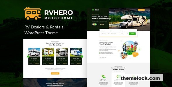 Rvhero – RV rental HTML Template