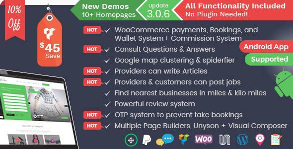 Download Free Listingo v3.0.6 – Service Providers, Business Finder and Directory