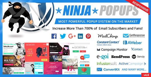 Download Free Ninja Popups for WordPress v4.5.7