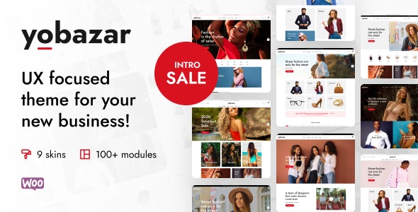 YOBAZAR V1.0.6 – ELEMENTOR WOOCOMMERCE WORDPRESS THEME