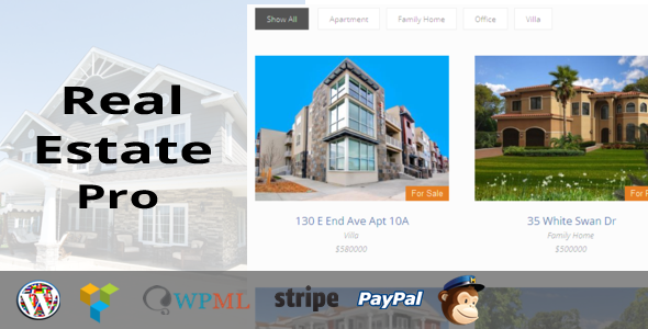 Download Free Real Estate Pro v1.3.8 – WordPress Plugin