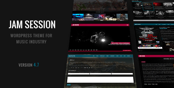 Download Free JamSession v4.8.3 – Music & Music Band WordPress Theme