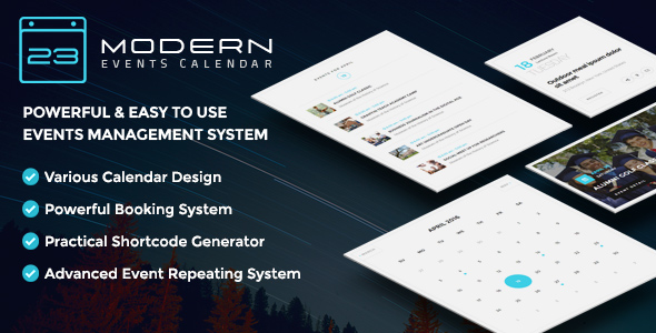 Download Free Modern Events Calendar v2.8.0 – Responsive Event Scheduler