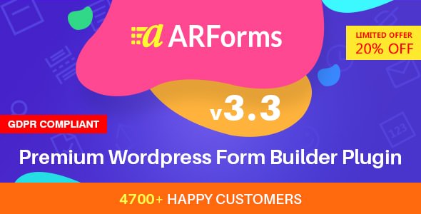 Download Free ARForms v3.3 – WordPress Form Builder Plugin