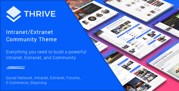 Download Free Thrive v3.0.6 – Intranet & Community WordPress Theme