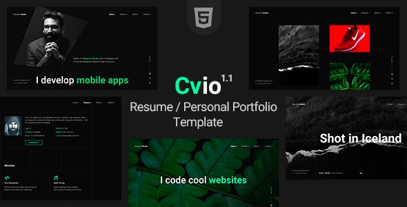 CVIO V1.1 – CV RESUME TEMPLATE