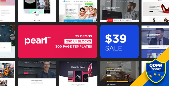 Download Free Pearl WP v2.3.5 – Corporate Business WordPress Theme