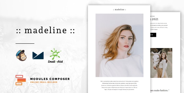 MADELINE V1.0 – E-COMMERCE RESPONSIVE EMAIL TEMPLATE