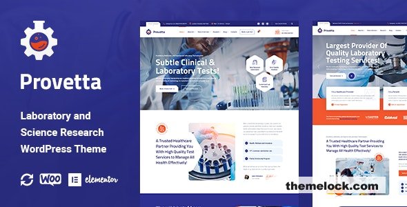 Provetta v1.0.6 Ð Laboratory & Science Research WordPress Theme