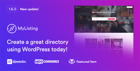 Download Free MyListing v1.6.5 – Directory & Listing WordPress Theme