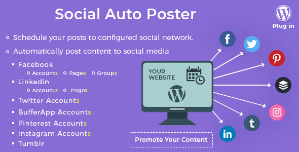 Download Free Social Auto Poster v2.9.8 – WordPress Plugin